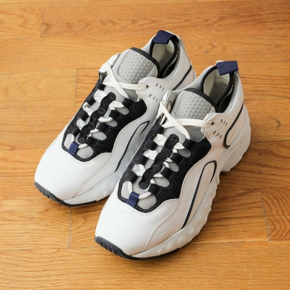 Acne Studios Rockaway Chucky Leather Sneakers White EU 40 US Men's 7 Womens 9/10 - Picture 1 of 10